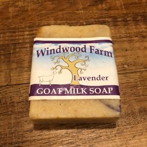 Wind wood farm goat milk lavender soap